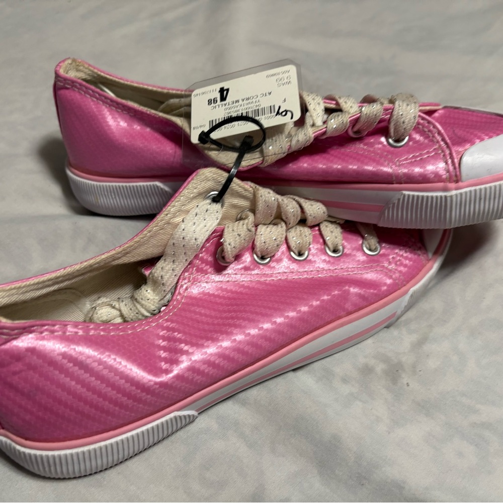 Pink Women's Sneakers - Picture 2 of 8